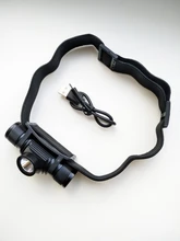 Mini Headlamp Head-Torch Waterproof Flashlight LED Hunting Rechargeable High-Power Boruit xm-L2
