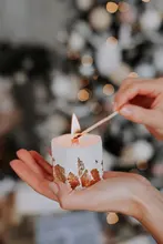 Candles Wick Wooden Sustainer 6mm 8mm 50pcs with Tab for Supply Soy-Parffin-Wax 13mm