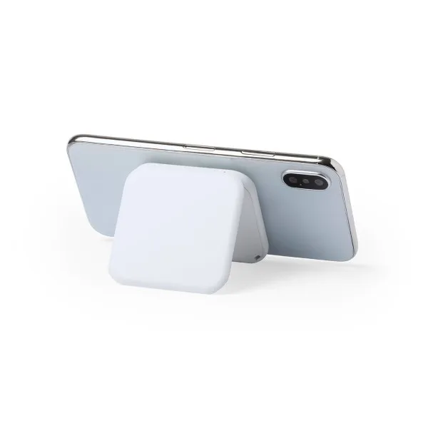 Wireless Charger with Suction Pads and Mobile Holder White 146262