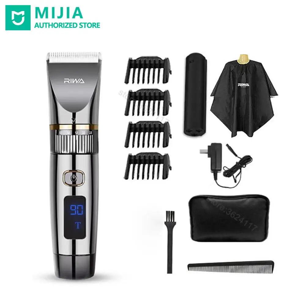 Машинка для стрижки волос Xiaomi Mijia Riwa профессиональный триммер с цифровым
