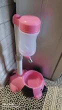 Water-Drinker-Dispenser Bottle Pet Bowl Dish Hamster-Feeder Puppy Food-Stand Cats Dogs