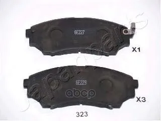Колодки Тормозные Ford Ranger 99-/Mazda B-Serie 99- /Bt-50 06- Передние Japanparts Pa323af Japanparts арт. PA323AF