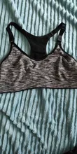 Padded Yoga-Bra Wirefree Fitness-Top Sport-Brassiere Seamless Push-Up Adjustable Quick-Dry