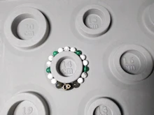 Tablero de cuentas aterciopeladas para fabricación de joyas, bandeja organizadora de Diseño Artesanal, accesorios de herramienta de medición, color gris