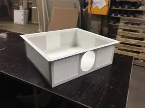 

Ceiling bracket for projectors with protective casing