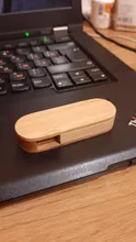 Pen-Drive Engraved-Logo U-Disk Thumb JASTER Wooden Free-Custom-Logo Customize Usb-2.0