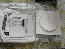 Interruptor de atenuación inteligente Tuya Zigbee, Control remoto táctil, atenuador LED por voz, compatible con asistente de Alexa y Google Home