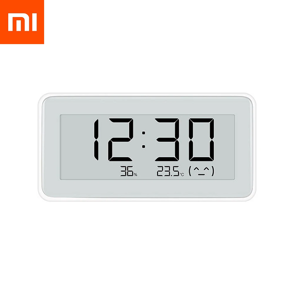 Часы датчик температуры и влажности Xiaomi Mijia Temperature And Humidity Electronic Watch|Управление умным домом| | АлиЭкспресс