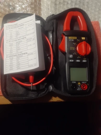 Отзыв о товаре ANENG ST181 токовые клещи DCAC тик ток клещи мультиметр мультиметр с клещами  4000 отсчетов тестер клещи токовые цифровой мультиметр Амперметр Тест напряжения er  усилитель Гц Емкость NCV Ом Тест токоизмеритель клещи от пользователя D***o