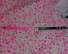 Collares con colgante Vintage para mujer, Collar gótico redondo, joyería de regalo, corazón gótico de cuero, Gargantilla Punk Harajuku