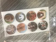 Pegatinas de dibujos animados de animales del zoo para niños, pegatina de juguetes clásicos de la escuela, pegatina de recompensa, 8 diseños de León, 500 Uds. Por rollo