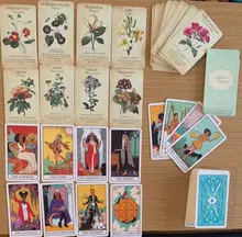 Cartas de oráculo de inspiración botánica, cartas divertidas de oráculo para fiesta familiar, juegos de mesa en inglés, cartas de Tarot