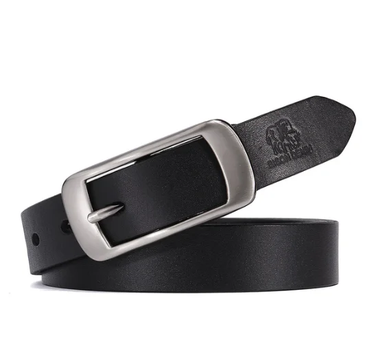 Дамский ремень с классической пряжкой N60204 - Цвет: Black