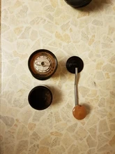 XEOLEO-molinillo de Café Manual de aluminio, 50MM, amoladora de rebaba de acero inoxidable, máquina café cónica