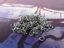 Lote de 200 anillos abiertos de 3, 4, 5, 6, 8 y 10 mm, accesorio para fabricar joyas, joyería personalizable