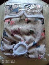 Ohbabyka-pantalones cortos para perros y mujeres, ropa interior lavable y reutilizable, para menstruación, S, M y L