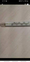 Dispositivo de medición de temperatura corporal termómetro de vidrio mercurio para axila, producto para el cuidado de la salud en el hogar, pantalla de gran tamaño