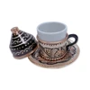 Authentic Turkish Coffee Cup With Porcelain Mug Traditional Turkish Espresso Coffee Maker Tea Cup Saucer Thermos Cezve ► Photo 2/6