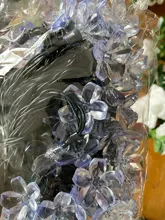 Fairy-Lights Peach-Flower Led-String Christmas-Decor Solar-Lamp Garden Outdoor 5m 22m