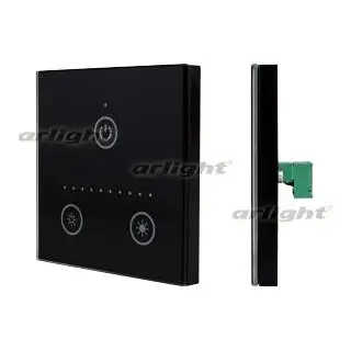 019598 Панель Sens CT-201-IN Black(12-24V, 0-10V) Коробка-1 шт ARLIGHT-Уп