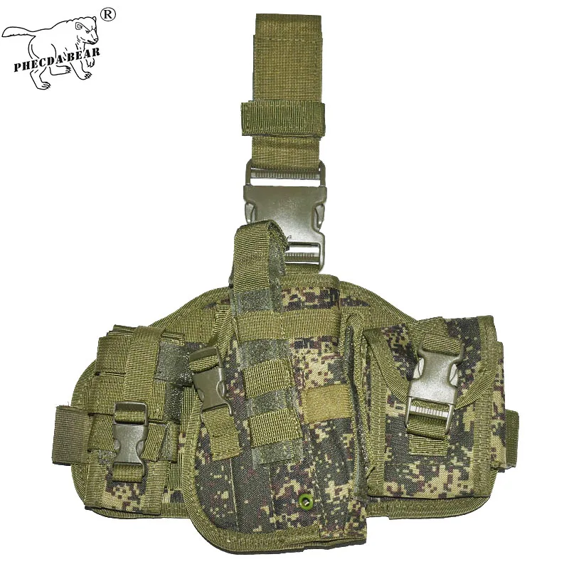 military drop leg holster tactical pistol hunting gun fast release airsoft Glock army bag | Спорт и развлечения