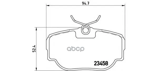 Колодки Тормозные Land Rover Discovery 98-04/Range Rover 88-02 Задние Brembo P44009 Brembo арт. P44009