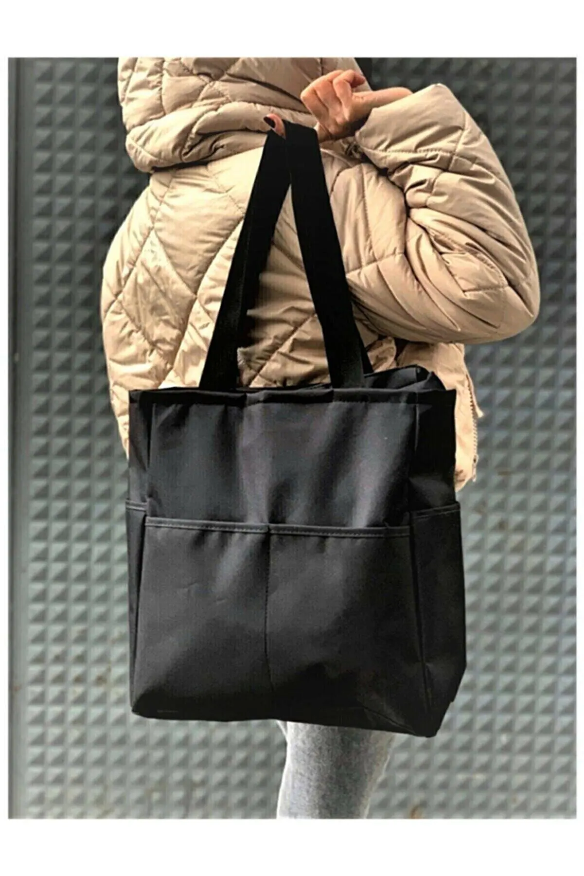 Large Capacity Black Shoulder Hand Bucket Bag Basket Crossbody Bags Casual Tote Purses New 2022 Casual Daily Unisex Women Men