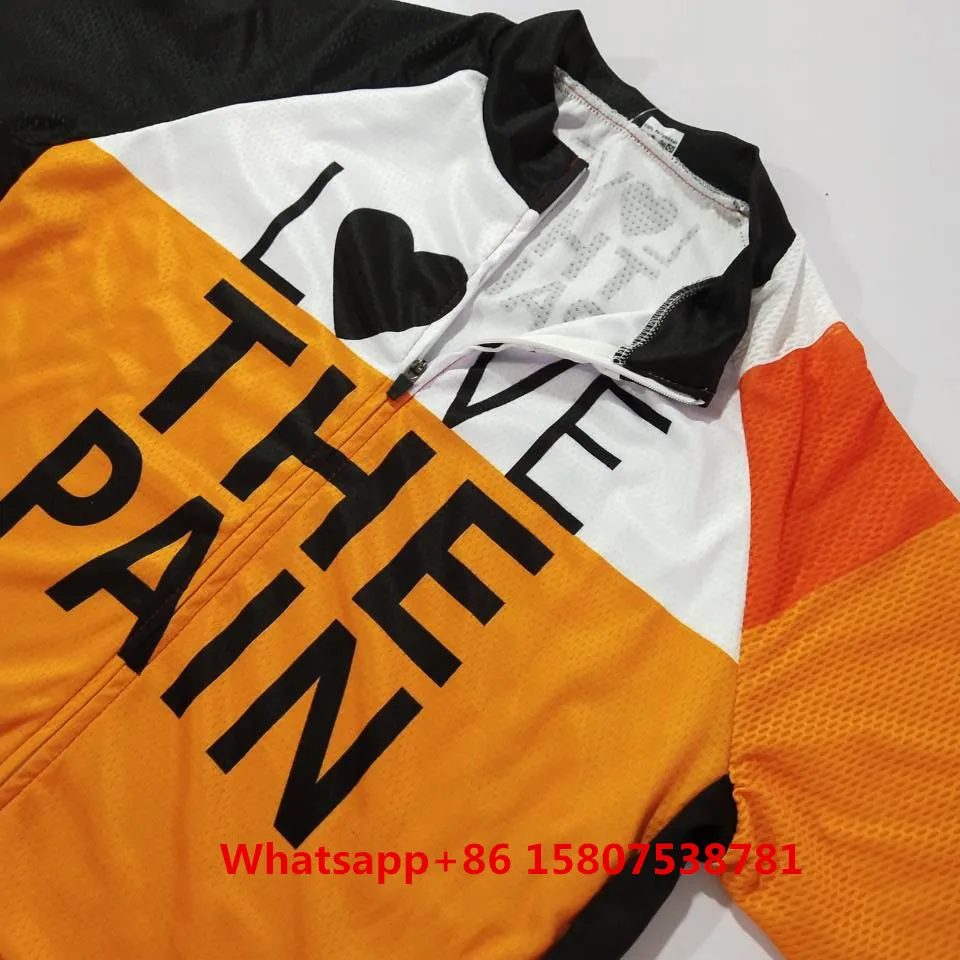 LOVE THE PAIN ciclismo US Мужская дышащая быстросохнущая велосипедная одежда для гонок на заказ ropa для велоспорта mtb комплекты для триатлона
