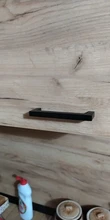 Manijas de armario cuadradas de acero inoxidable, tiradores de cajón de armario, puerta de baño, tirador para muebles de cocina, color negro, 3-15 pulgadas