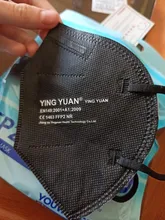 Mascarilla de 5 capas KN95 con filtro FPP2, máscara respirador reutilizable FFP2, 1-200 piezas