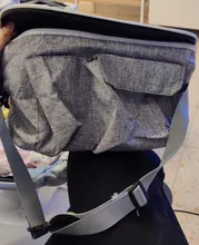 Bolsa organizadora para cochecito de bebé, organizador de cochecito de bebé de gran capacidad, cochecito con bolsillos, accesorios, bolsa de pañales con capucha para cochecito