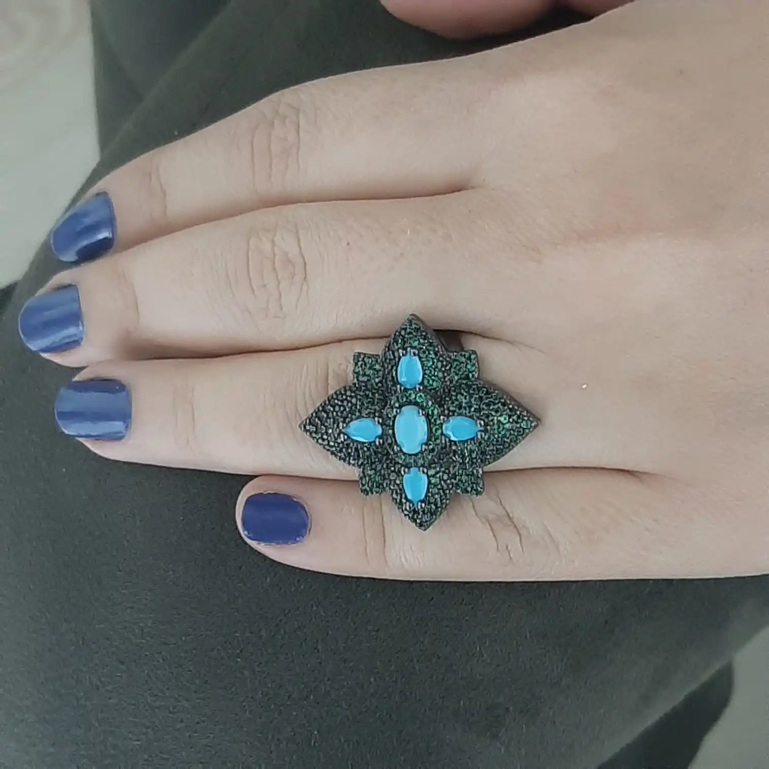 

Rings for Women Snowflake Ring Silver Women Rings
