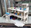 plywood multilevel parking lot constructor kit diy wooden car organizer present for boys 3d car model ► Photo 2/6
