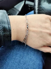 Pulsera de acero inoxidable para hombre y mujer, collar de Hip Hop, joyería de moda, novedad