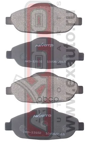 Колодки Тормозные Дисковые Передние AKYOTO арт. AKD-13102