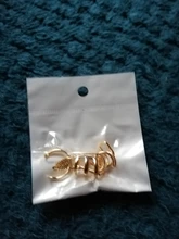 Yobest 5 unids/set 2019, pendientes a la moda con forma de hoja dorada, pendientes con Clip para oreja, pendientes para mujeres trepadoras sin Piercing, pendientes falsos de cartílago