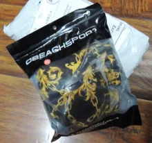 Bañador con almohadilla de realce para hombre, traje de baño estampado, calzoncillos de cintura baja, bañadores de secado rápido, ropa de playa