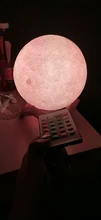 Moon-Lamp Globe Night-Light Bedroom 3d-Print Home-Decor Children Gift Creative Galaxy