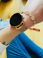 De moda blanco suave flores pulseras personalidad perla Metal minimalista crisantemo pulsera para Mujer Accesorios de la joyería