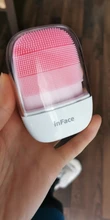 InFace-limpiador Facial ultrasónico para el cuidado de la piel, limpiador de iones para acné y espinillas, pala exfoliante, masajeador Facial
