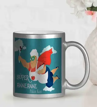

Personalized Mother 'S Day Themed Silver Gilt Mug Cup GU11