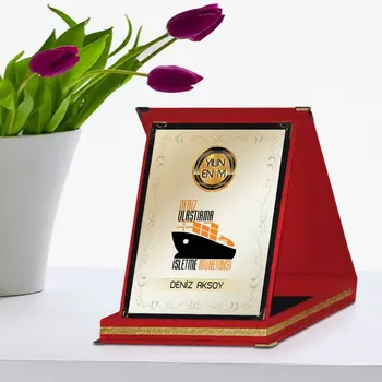 

Personalized The Year 'S Best Sea Transport Business Engineer Red Plaque Award