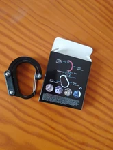 Clip de engranaje híbrido, mosquetón giratorio, enganche fuerte sin bloqueo para Camping, pesca, senderismo, mochila de viaje