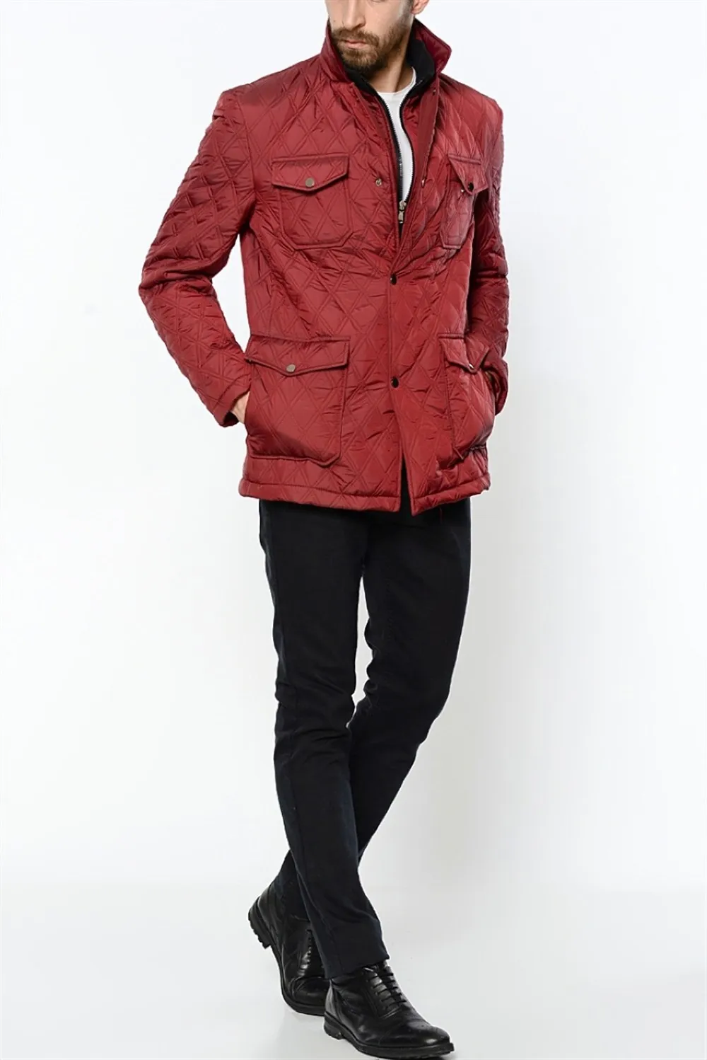 M8615 DEWBERRY COAT-BURGUNDY