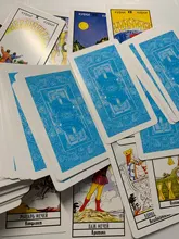 2020 nueva llegada completa ruso radiante jinete espera Tarot cartas juego de mesa adivinación destino Tapo juego de cartas