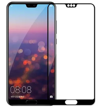

Protector de pantalla para HUAWEI P20 PRO Cristal completo cubre todo Negro Full Glue