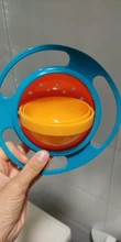 Cuenco Universal giratorio 360 giratorio a prueba de derrames para bebé, vajilla de comida para bebé, cuencos de entrenamiento para comer, platos de aprendizaje de alimentación
