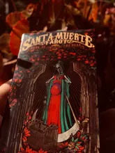 Cartas de Tarot de Santa Muerte, cartas de Tarot, juego de cartas de oráculo