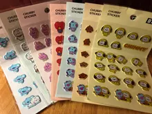 Kpop-pegatinas para niños de Corea, álbum de calendario diario, álbum de recortes, pegatinas 3D hinchadas, manual de decoración, suministros de papelería, regalos de ventilador