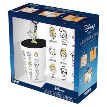 

Disney Pack mug keychain notebook Tinker Bell
